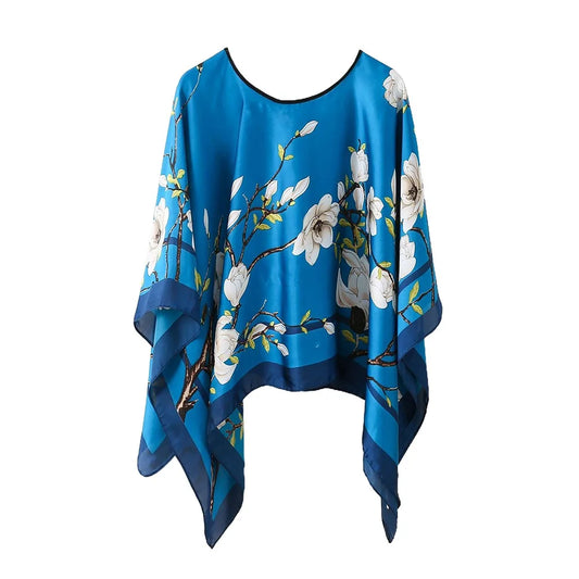 Top Scarf Print Chiffon Shawl