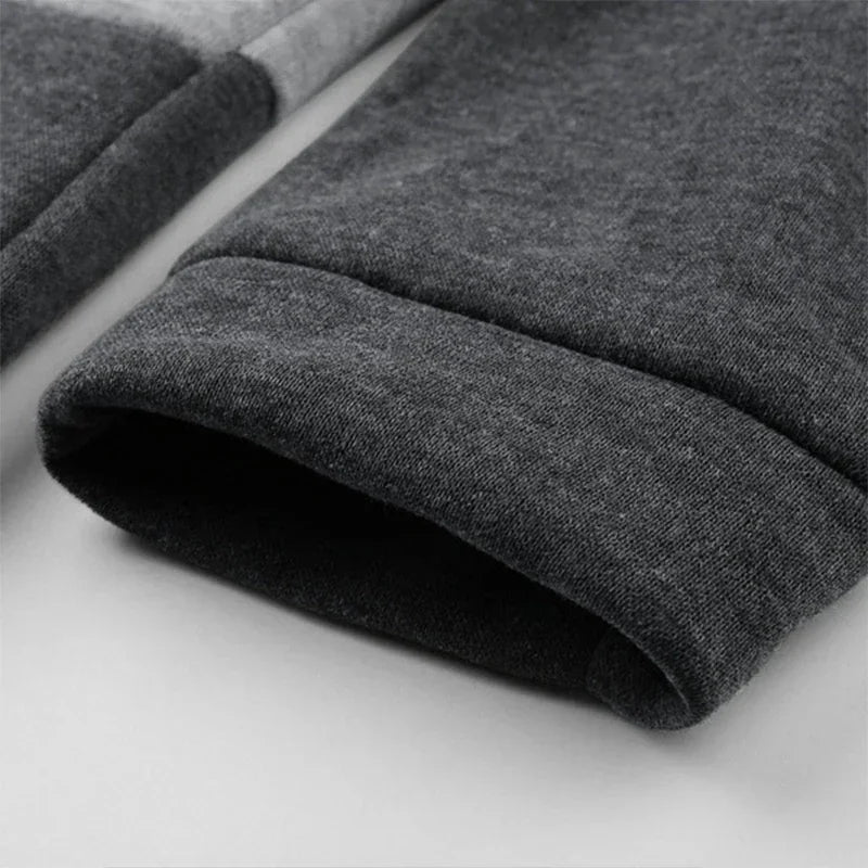 Color Block Hooded Sweatshirt And Pant